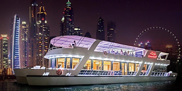 Luxury Dubai Marina Evening Dinner Cruise – with Live Music – 90 Minutes