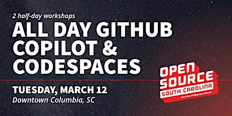 Open Source South Carolina - GitHub Workshops primary image