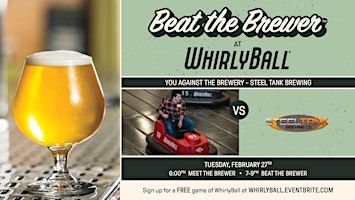 Beat The Brewer  vs. Steel Tank Brewing  | WhirlyBall Brookfield, WI primary image