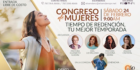Imagem principal de Congreso de Mujeres "Tiempo de Redención, Tu Mejor Temporada"