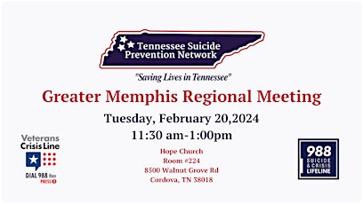 Imagen principal de Greater Memphis TSPN Regional Meeting