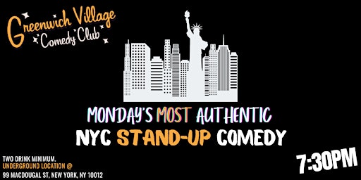 Image principale de Monday's Most Authentic  Free NYC Stand-Up Comedy Tickets