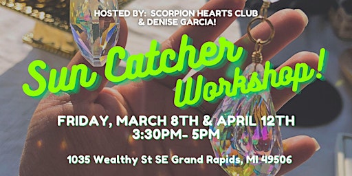 Sun Catcher Workshop @ Scorpion Hearts Club! primary image