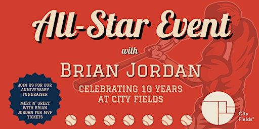 City Fields 10-Year Anniversary: All-Star Fundraiser primary image