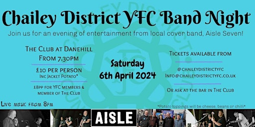 Chailey District YFC Band Night primary image