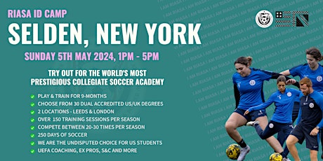 RIASA WOMEN'S SELDEN - NEW YORK COLLEGE SOCCER ID CAMP - SUN MAY 5TH 2024 primary image