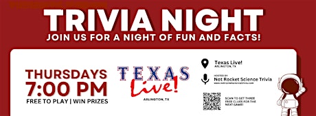 Texas Live Trivia Night