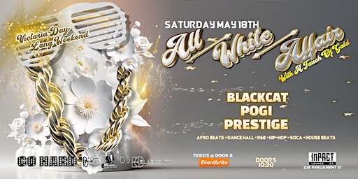 Imagem principal de GO HARD " All White Affair" with a splash of GOLD Party