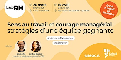 Imagem principal do evento Sens au travail et courage managérial : stratégies d'une équipe gagnante QC