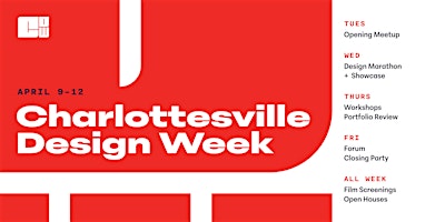 Imagem principal do evento Charlottesville Design Week