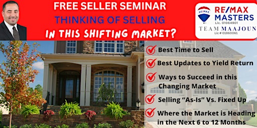 Imagem principal do evento FREE  Home Selling Seminar - Your Roadmap to Selling Success.