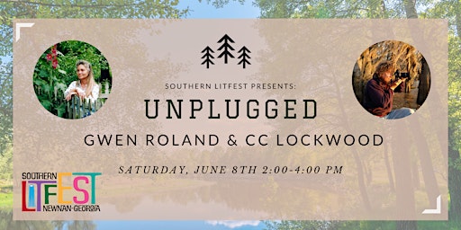 Imagem principal do evento Southern Litfest Unplugged: Gwen Roland & CC Lockwood
