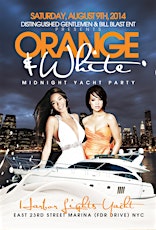 Orange & White Midnight Yacht Party primary image