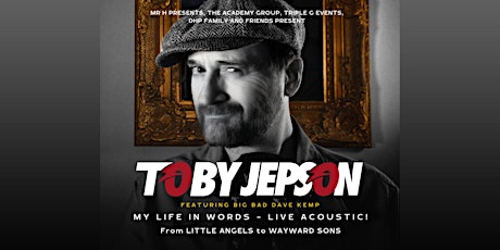 Toby Jepson (Little Angels/Wayward Sons) Acoustic, LIVE at Queens