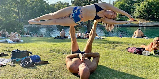 Primaire afbeelding van RSVP through SweatPals: Sunday Acro Jams at Barton Springs