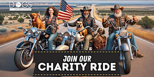 Imagem principal de Teddy Morse's Cowboy Harley-Davidson Charity Ride for Dogs on Deployment