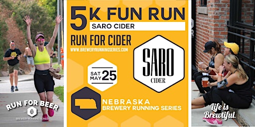 Imagen principal de 5k Cider Run x Saro Cider | 2024 Nebraska Brewery Running Series