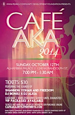 Imani Pearls Community Development Foundation Presents: Cafe AKA 2014 primary image