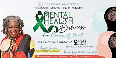 Imagem principal do evento My Mental Health is My Business