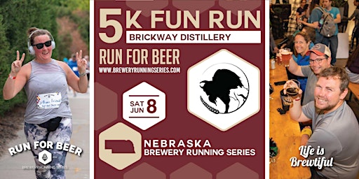 Hauptbild für 5k Beer Run x Brickway Brewery | 2024 Nebraska Brewery Running Series