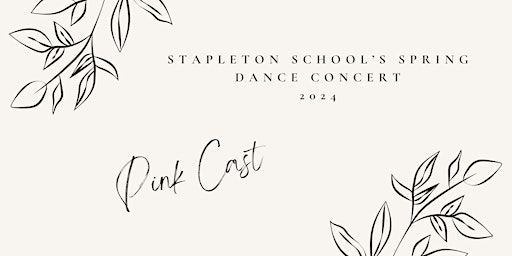 Immagine principale di Spring Dance Concert - Pink Cast 