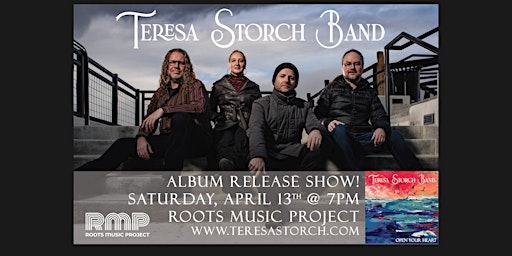 Imagen principal de Teresa Storch Band's Debut Album, 'Open Your Heart', Release Show!
