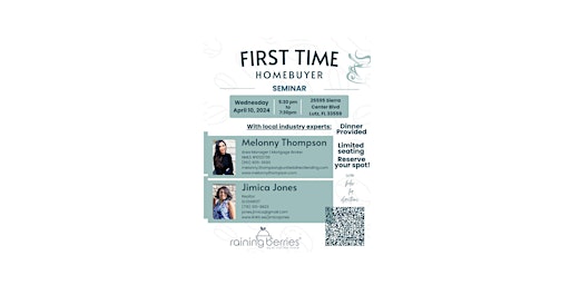 Primaire afbeelding van First Time Buyer Class Seminar