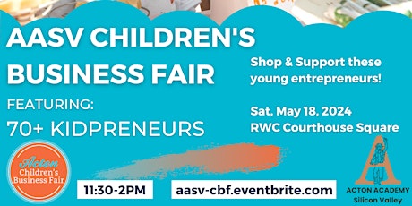 AASV Children's Business Fair - 5/18/24
