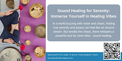 Hauptbild für Sound Healing for Serenity: Immerse Yourself in Healing Vibes