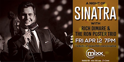 Image principale de A Night of Sinatra with Rich DiMare & The Ron Poster Trio