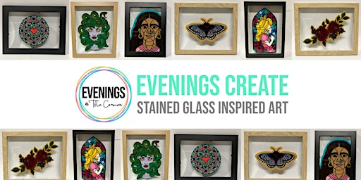 Evenings Create - Stained Glass Inspired Art primary image