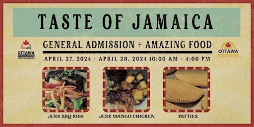 Taste of Jamaica  | Ottawa International Food and Book Expo primary image