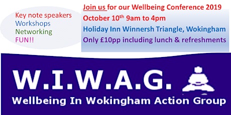 Wellbeing Conference hosted by Wellbeing in Wokingham Action Group (WIWAG) primary image