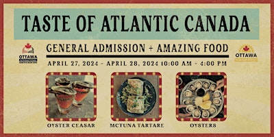 Imagem principal do evento Taste of Atlantic Canada |  Ottawa International Food & Book Expo 2024