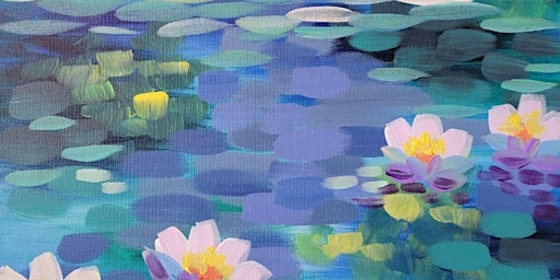 Waterlilies, Monet Style  - Paint and Sip by Classpop!™  primärbild