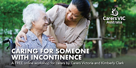 Image principale de Carers Victoria Caring for Someone With Incontinence Online Workshop #10054