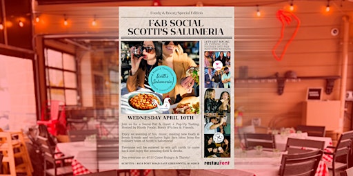 Image principale de F&B SOCIAL x Scotti's Salumeria