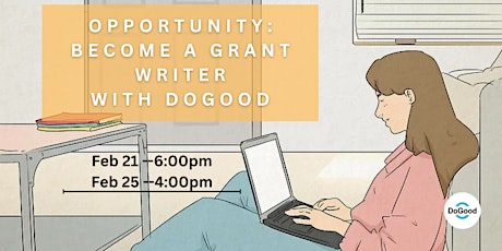 Image principale de Grant Writer Info Session with DoGood Fundraising