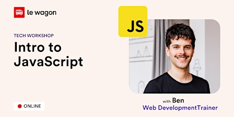 Online Workshop: Learn the basics of JavaScript in 2 hours primary image