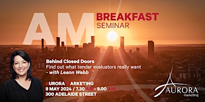 Imagen principal de AM Breakfast Seminar: Behind Closed Doors