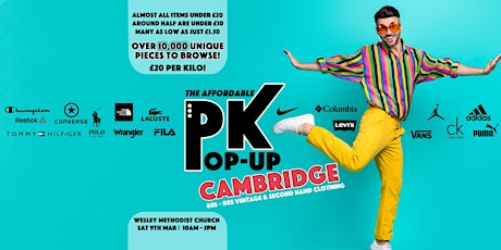 Cambridge's Affordable PK Pop-up - £20 per kilo! primary image