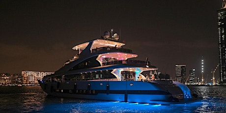 3 Hour Superyacht Experience with Live DJ, Dinner, & Drinks