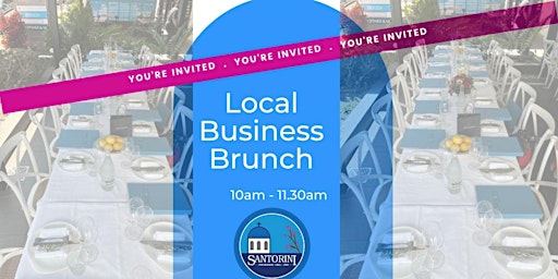 Santorini Local Business Brunch primary image