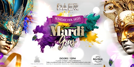 Mardi Gras at Daer Dayclub | This Sunday primary image