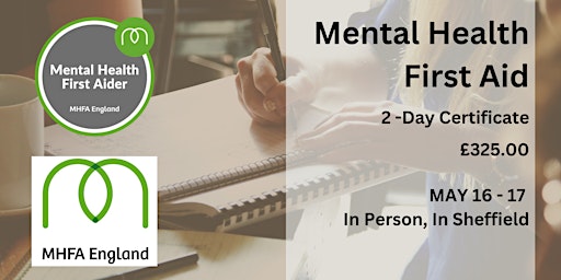 Primaire afbeelding van Mental Health First Aid 2-day certificate course