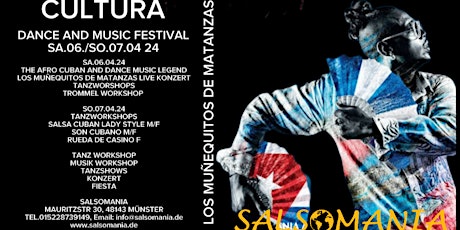 Los Muñequitos de Matanza from Cuba, Live Music & Danceshows, Workshops