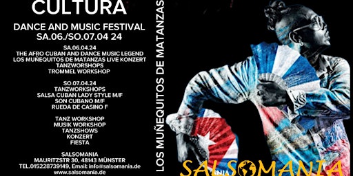 Hauptbild für Los Muñequitos de Matanza from Cuba, Live Music & Danceshows, Workshops