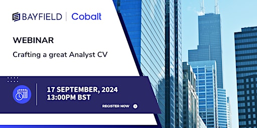 Hauptbild für Webinar | Crafting a great Analyst CV