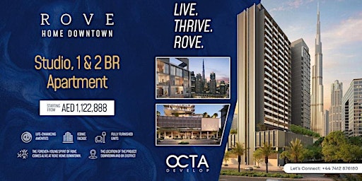 Rove Home Downtown by IRTH & Octa Properties primary image