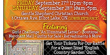 Quilts North - Elliot Lake Quilt Guild Show primary image